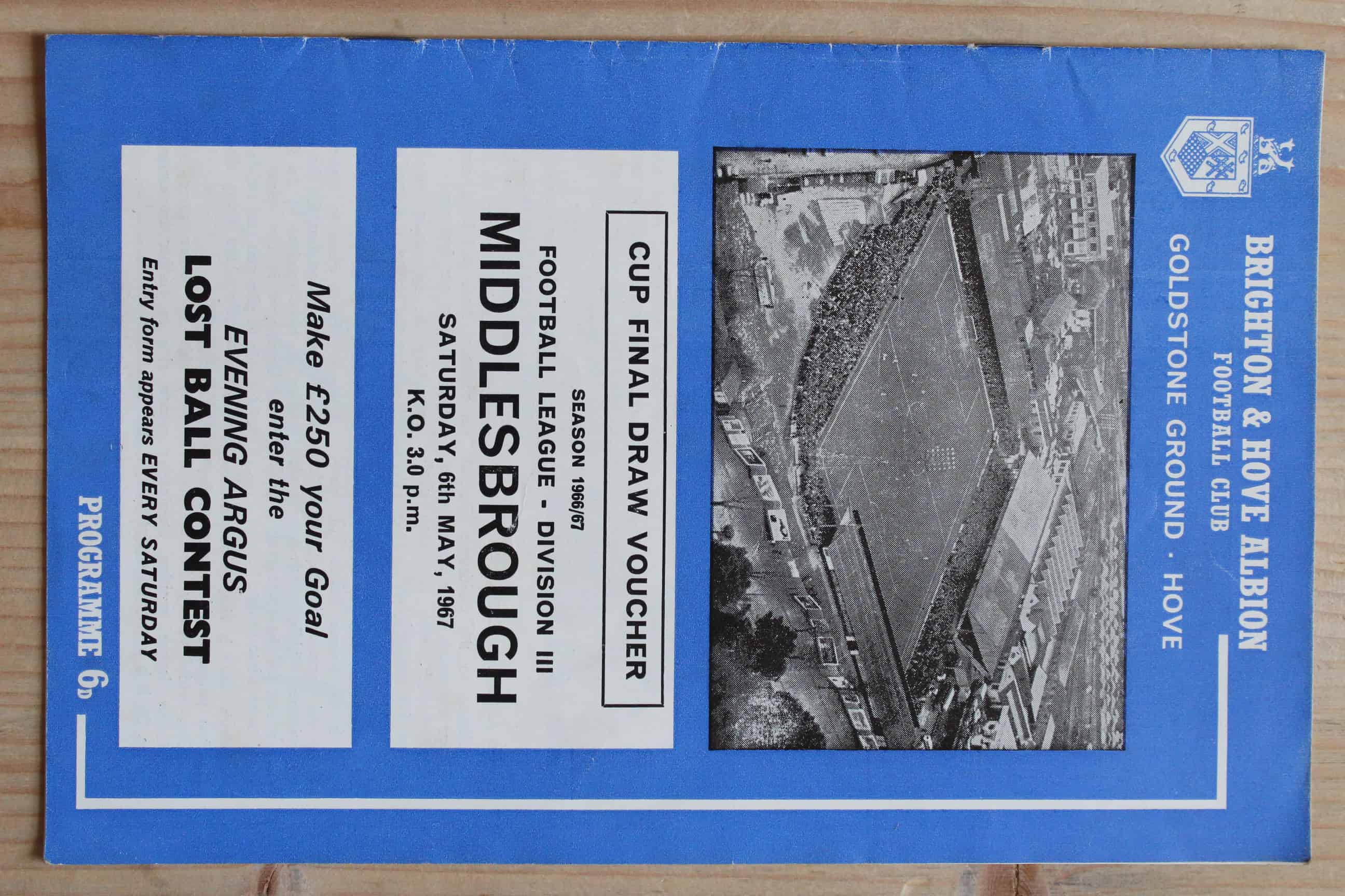 Brighton & Hove Albion FC v Middlesbrough FC